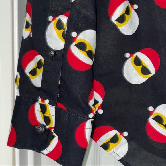 North Pole Trading Co. Happy Santa Button-up Shirt - Picture 4 of 7
